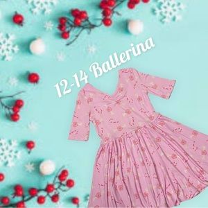 BNWT DotDotSmile Holiday Candy Ballerina Dress